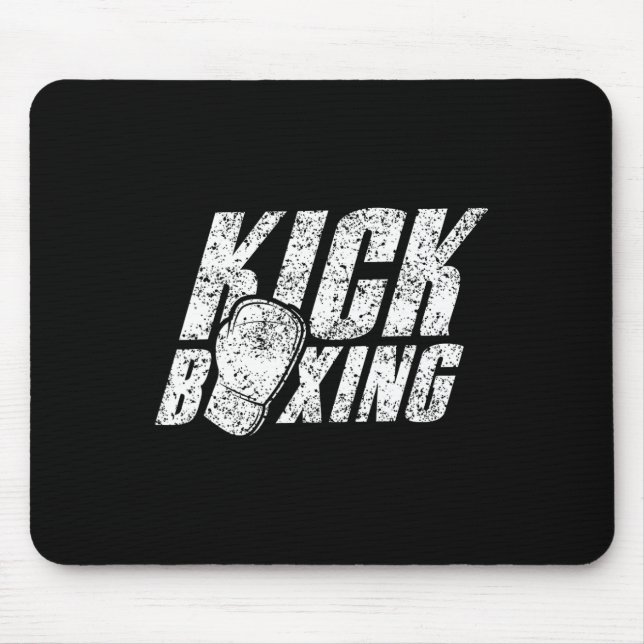 Kickboxing Kickboxer Kickbox Kick Boxing Martial A Mouse Mat (Front)
