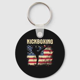 Kickboxing - Kickboxer Mixed Martial Arts Coach Se Key Ring