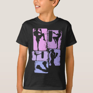 Kickboxing Kickboxer Taekwondo Karate Girls Women T-Shirt