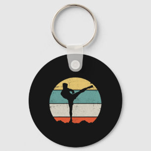 Kickboxing Kickboxer Vintage  Key Ring