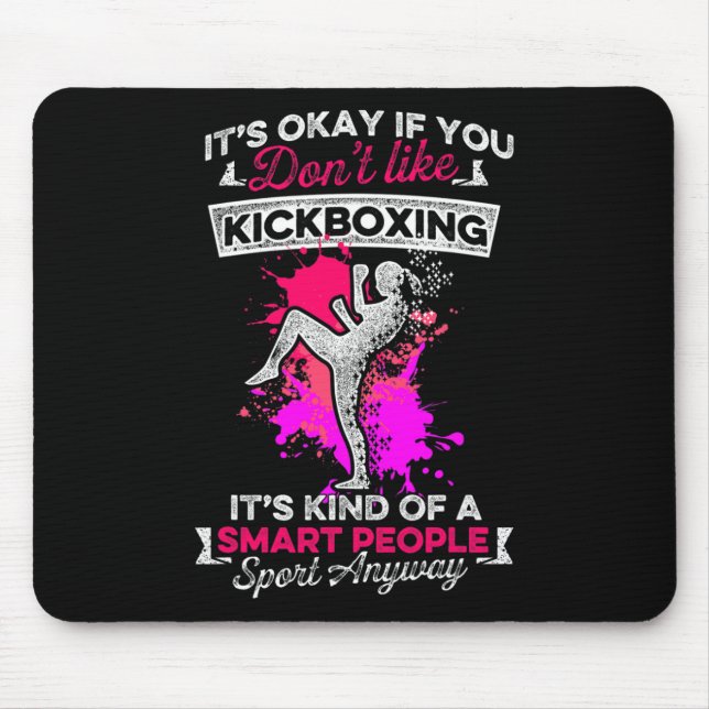 Kickboxing Like Kick Boxing Workout  Mouse Mat (Front)
