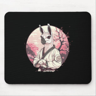 Kickboxing Llama Sakura Tree Taekwondo Judo Mma Al Mouse Mat