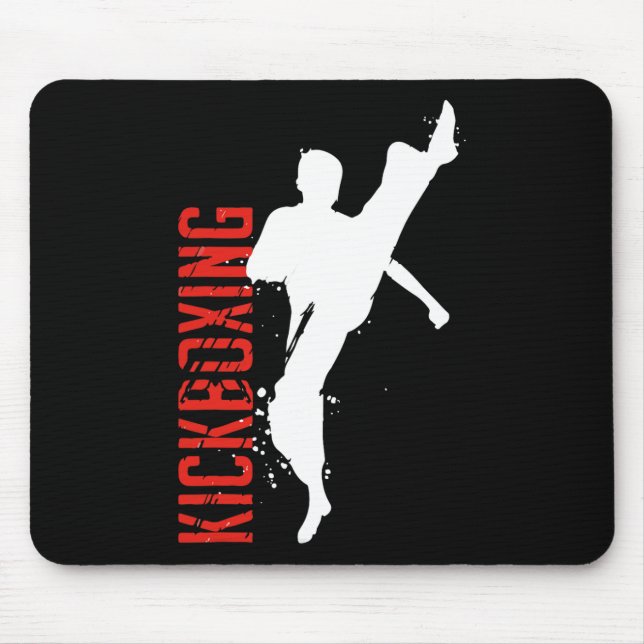 Kickboxing Martial Arts  Mouse Mat (Front)