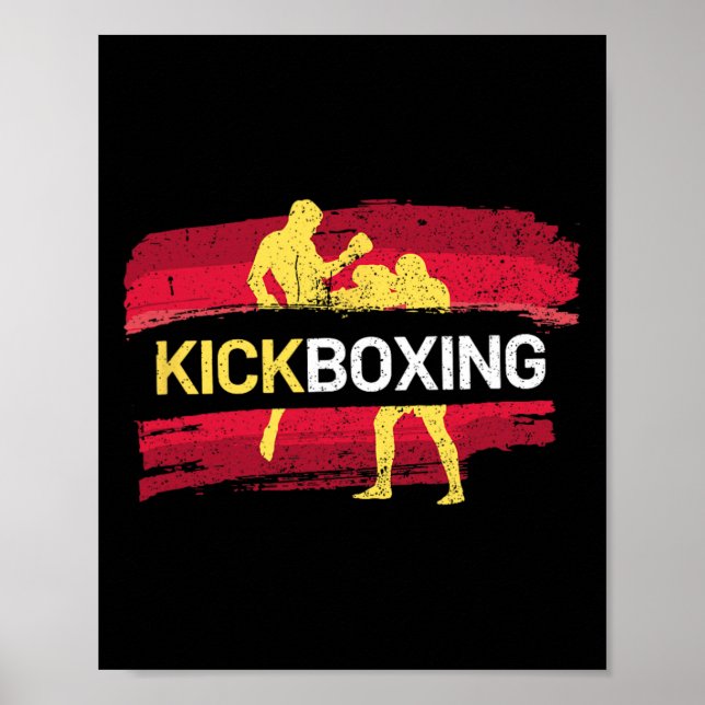 Kickboxing Martial Arts  Poster (Front)