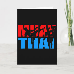 Kickboxing Martial Arts Thai Boxing Muay Thai  Card