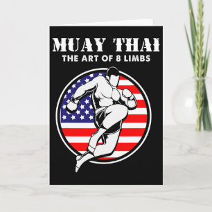 Kickboxing Martial Arts The Art Of 8 Limbs Muay Th Card