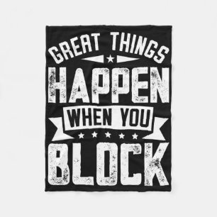 Kickboxing Meme Quote _1 Fleece Blanket