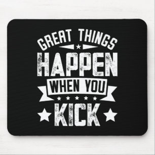 Kickboxing Meme Quote Mouse Mat