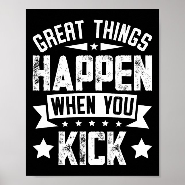 Kickboxing Meme Quote  Poster (Front)