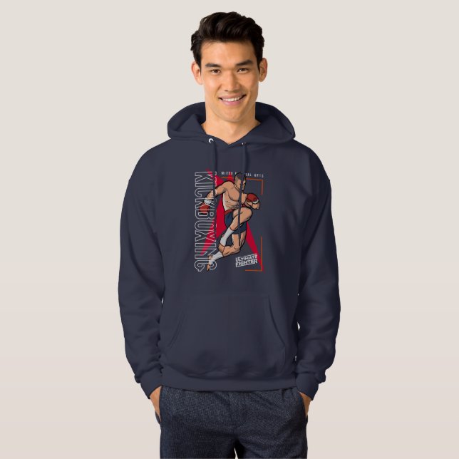 Kickboxing | Men Hoodie (Front Full)