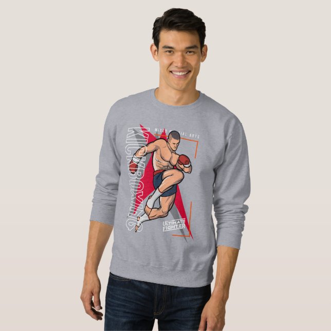 Kickboxing | Men Sweatshirt (Front Full)