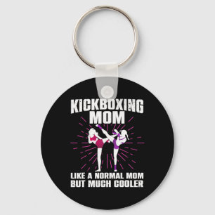 Kickboxing Mom Art For Mother Women Kickboxer Mart Key Ring