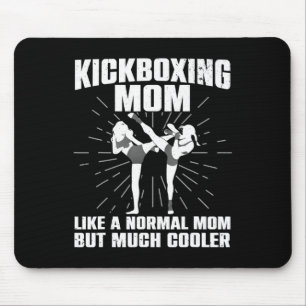 Kickboxing Mom Art For Mother Women Kickboxer Mart Mouse Mat