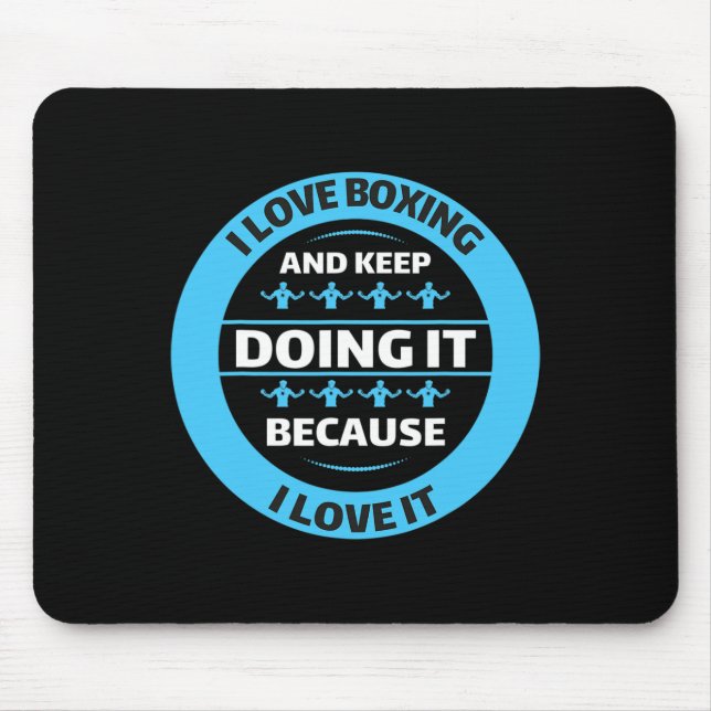 Kickboxing Muay Thai Boxing _2  Mouse Mat (Front)