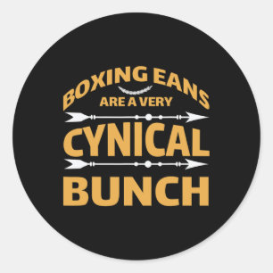 Kickboxing Muay Thai Boxing _3  Classic Round Sticker