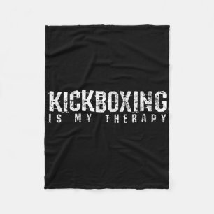 Kickboxing Muay Thai Boxing Martial Arts Fleece Blanket
