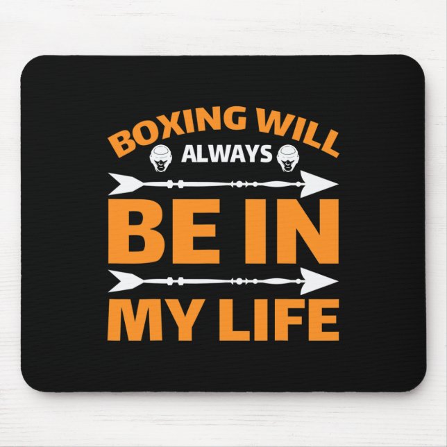 Kickboxing Muay Thai Boxing  Mouse Mat (Front)