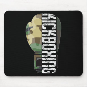 Kickboxing Muay Thai Fitness Boxing Camouflage Glo Mouse Mat