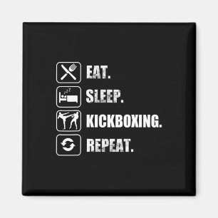 Kickboxing Muay Thai Martial Arts Tiger Sak Yant Magnet
