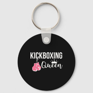 Kickboxing Queen Fitness Gym Motivational Key Ring