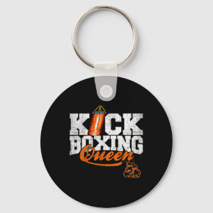 Kickboxing Queen Kickboxer Workout Graphic Key Ring