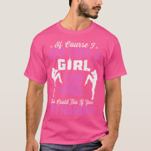 Kickboxing Quote For Women Funny Sarcastic Kickbox T-Shirt