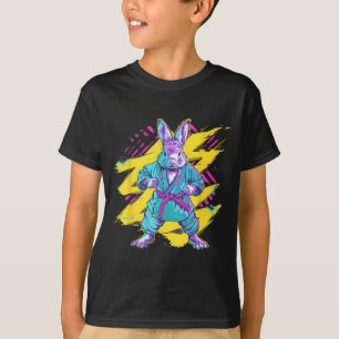 Kickboxing Rabbit Taekwondo Karate MMA Bunny T-Shirt