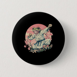 Kickboxing Sakura Jiu-jitsu Judo Mma Toad Taekwond 6 Cm Round Badge