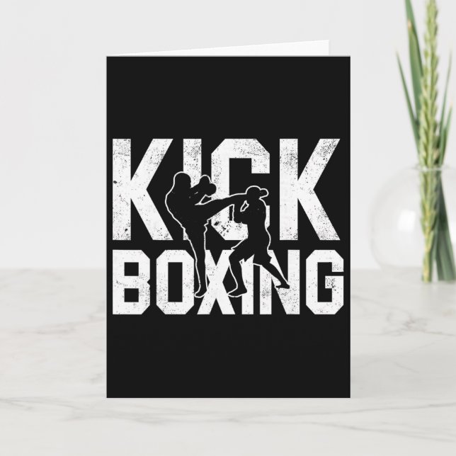 Kickboxing Shirts For Men  Card (Front)