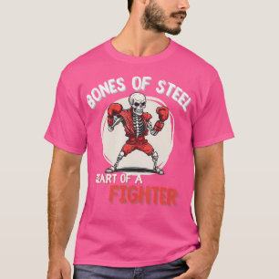 Kickboxing Skeleton Funny Kickboxer Boxing T-Shirt