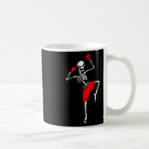 Kickboxing Skeleton Kickboxer Mma Coffee Mug