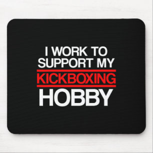 Kickboxing Support Kick Boxing Workout Mouse Mat