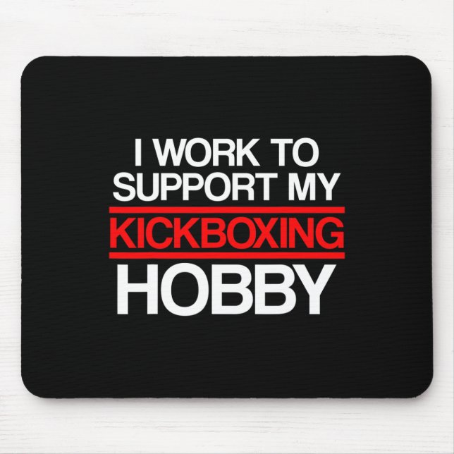 Kickboxing Support Kick Boxing Workout  Mouse Mat (Front)