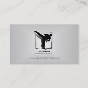 Kickboxing Teacher Business Card