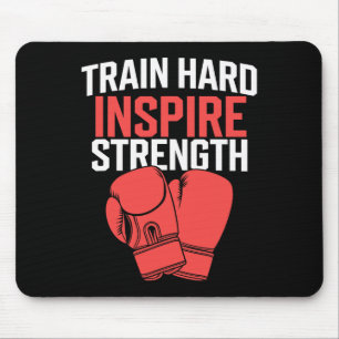 Kickboxing Trainer Intense Fitness Self-defense Ma Mouse Mat