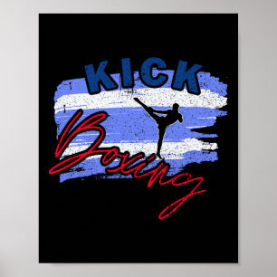 Kickboxing Training Poster