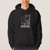Kickboxing USA American Flag Kickboxer Combat Self