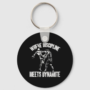 Kickboxing Where Discipline Meets Dynamite Kickbox Key Ring