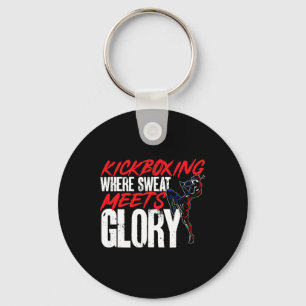Kickboxing Where Sweat Meets Glory Kickboxer Marti Key Ring