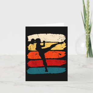 Kickboxing Woman Kickboxer Karate Boxing Mma Fight Card