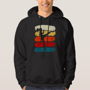 Kickboxing Woman Kickboxer Karate Boxing Mma Fight Hoodie