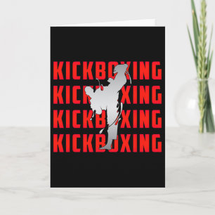 Kickboxing Workout For Kickboxer Karate Martial Ar Card