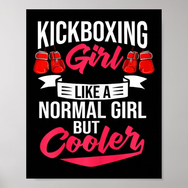 Kickboxing Workout Training Cardio Beginner Kickbo Poster (Front)