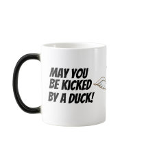 Kicked by Duck! Ukrainian Morphing Duck Mug