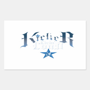 Kicker Logo Rectangular Sticker
