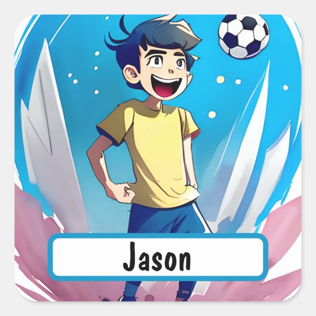 Kicker Sticker With Customisable Nametag (Front)