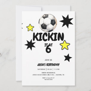Kickin it at Age Child's Age Birthday Party Invitation
