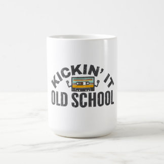 kickin' it old school coffee mug