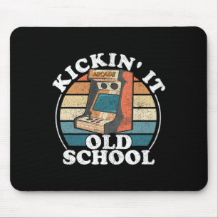 Kickin It Old School Retro 80s Arcade Game Video G Mouse Mat