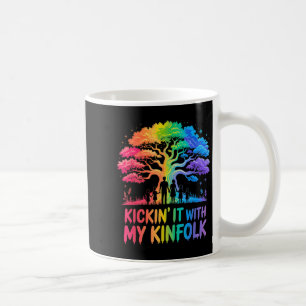 Kickin' It With My Kinfolk Funny Family Reunion Coffee Mug